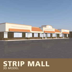 3D strip mall