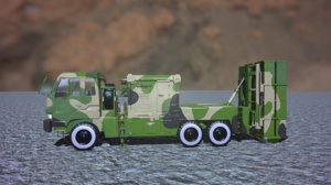3D army modern air defense model