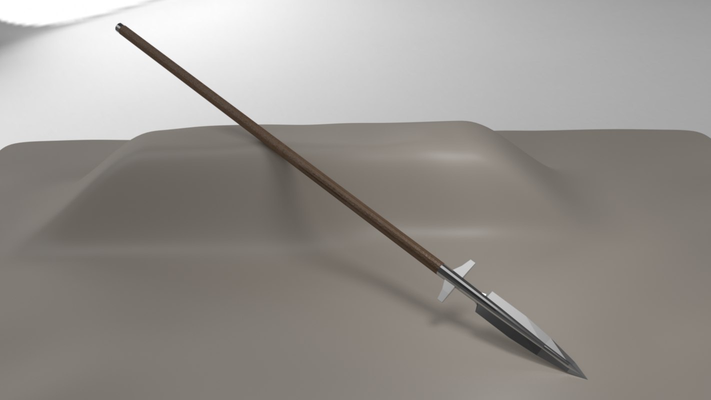 3D Model Boar Spear TurboSquid 1264558