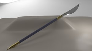 glaive weapon rpg model