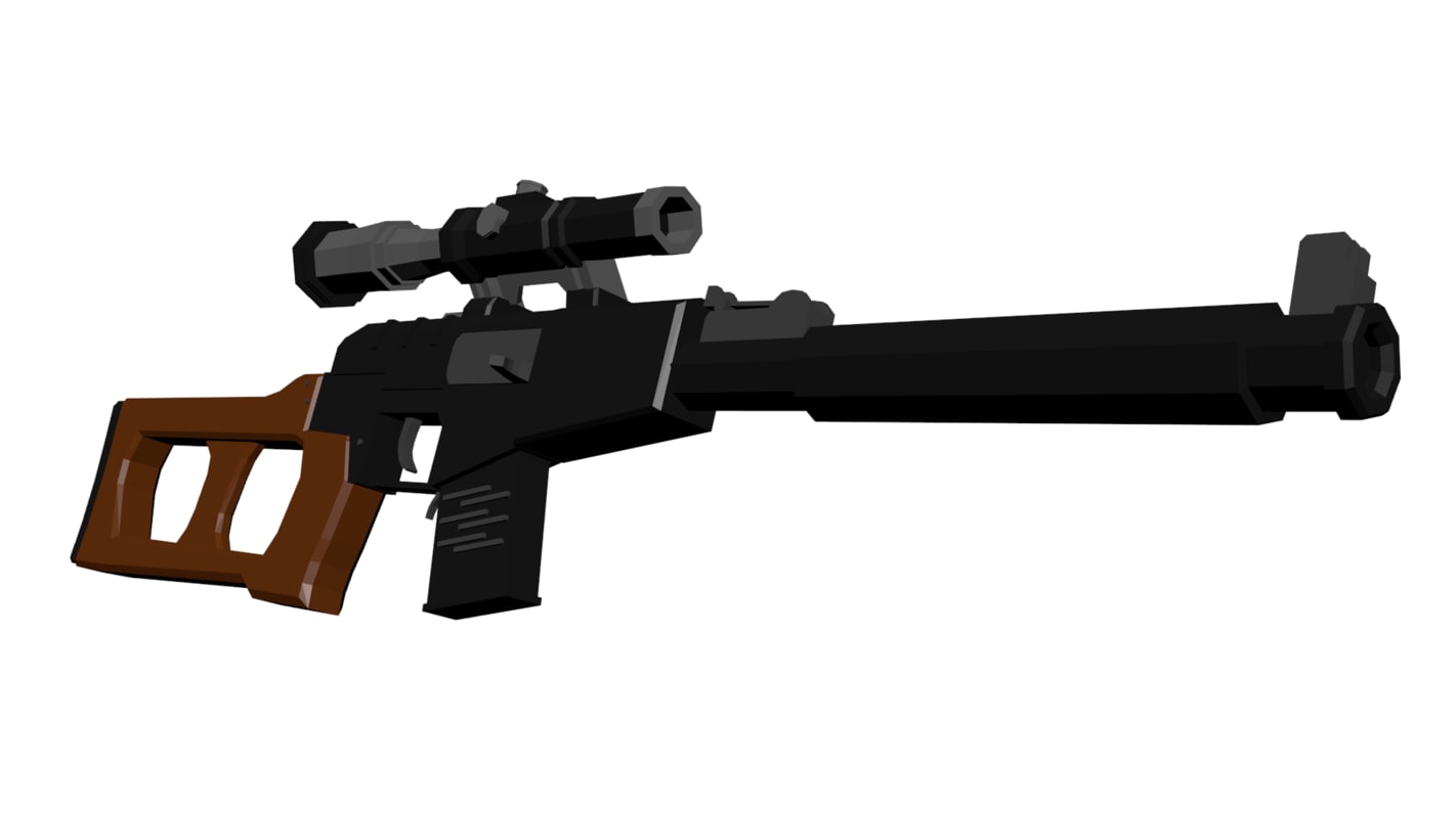 Vss vintorez 3D model - TurboSquid 1264631