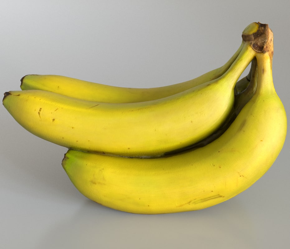 Bunch bananas  3D  model  TurboSquid 1264753