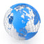 world wire globe 3D