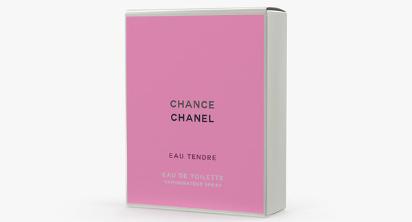 Parfum Box Chanel Chance Eau Tendre 3d Modell Turbosquid