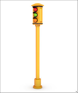 traffic light car model
