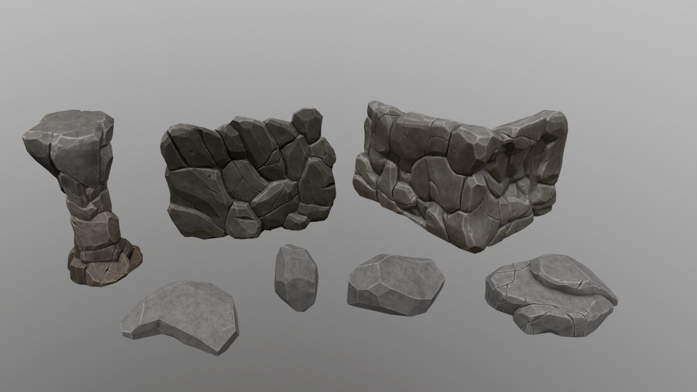 3d stone. Стилизованные камни. Камень 3д. Модель камня. Камень 3д модель.