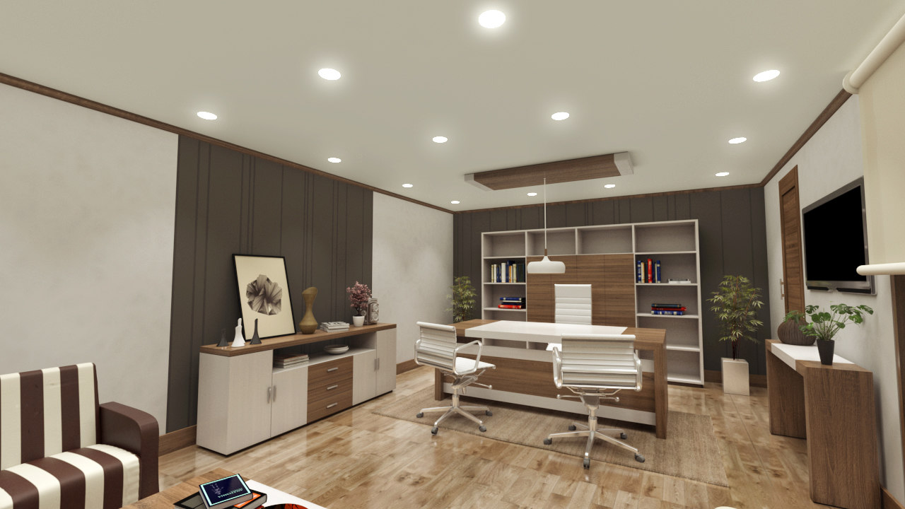 Office executive room model TurboSquid 1265319