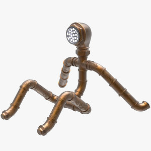 3D funny pipeman character