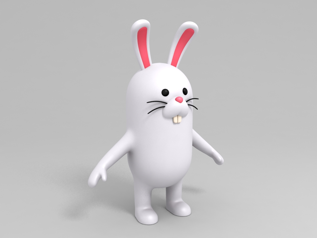 兔子角色3d模型