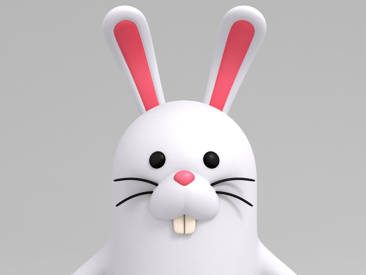 兔子角色3d模型