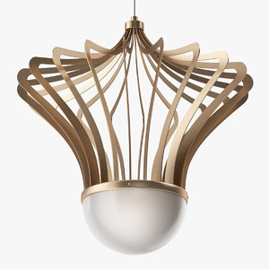 isaac light - chandelier 3D model