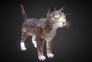 animal cat farm 3D model