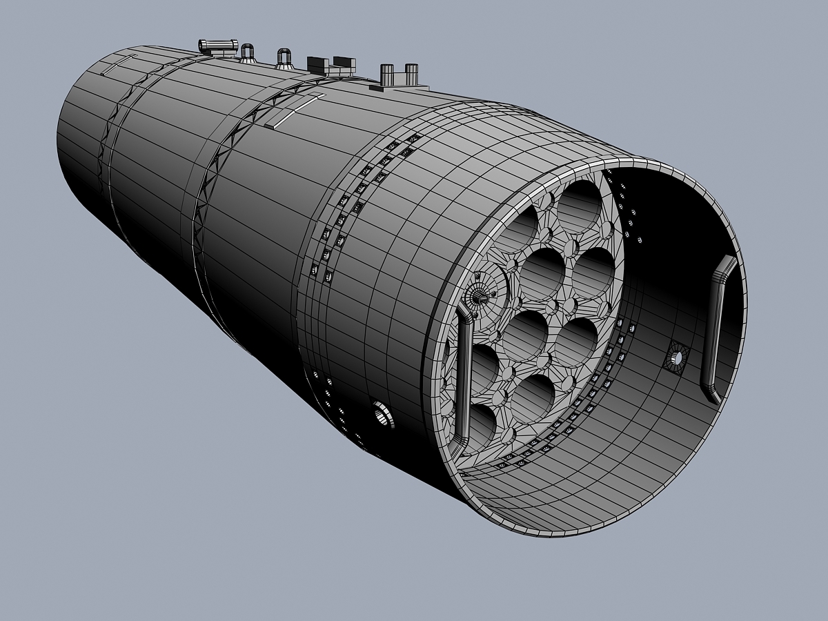 3D Rockets Pods Russian Model - TurboSquid 1266298