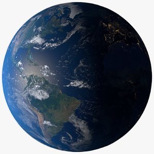 32k planet earth 3D model