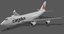 boeing 747-400 f cargolux 3D model