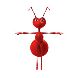 ant cartoon toon 3D model