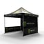 3D commercial capony tent event model