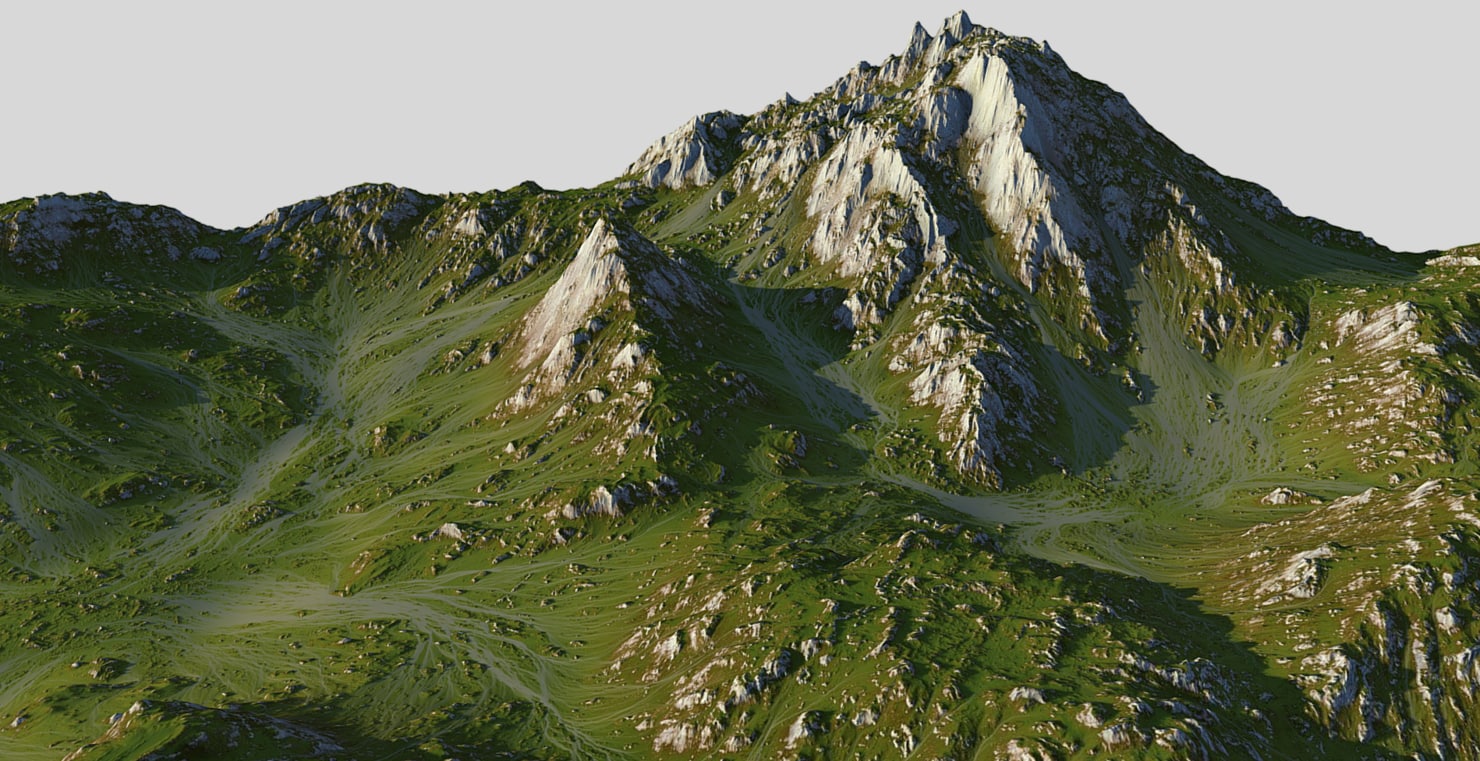 Mountain 3d Model