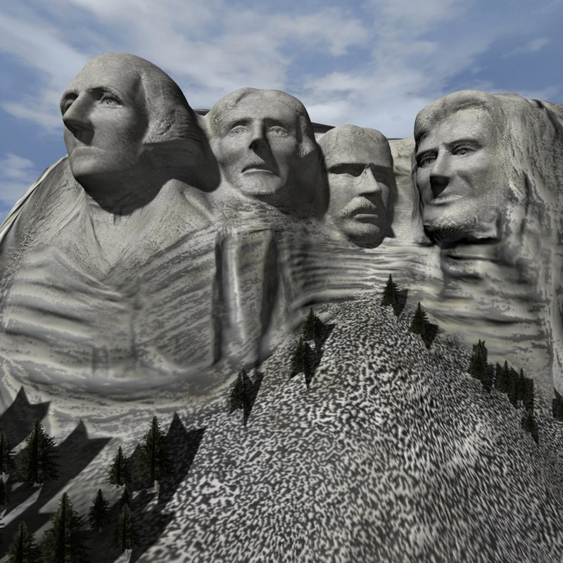 3D mount rushmore TurboSquid 1266693