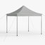3D white canopy tent gazebo