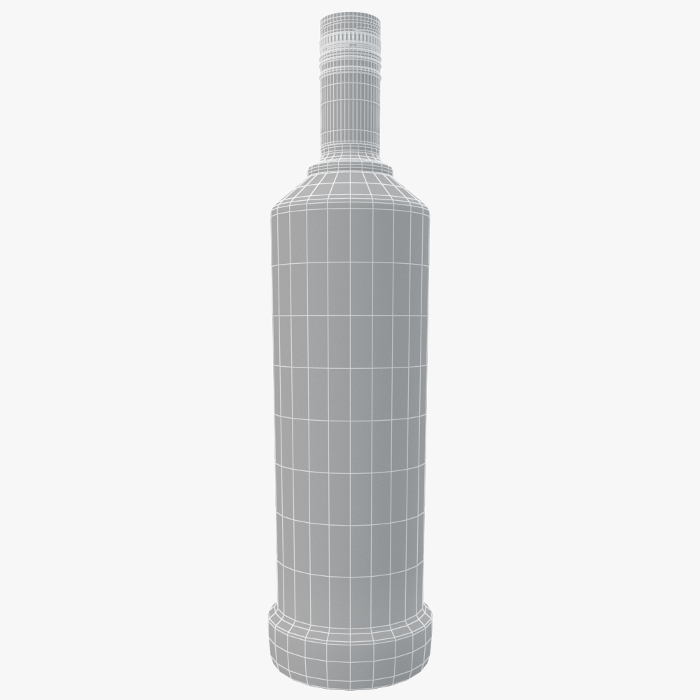 Smirnoff Wodka Flasche 3DModell TurboSquid 1266778