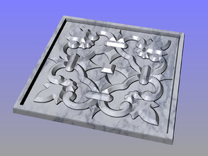 3D model relief cnc