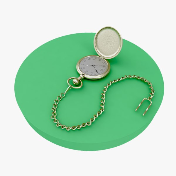 3D model pocket watch