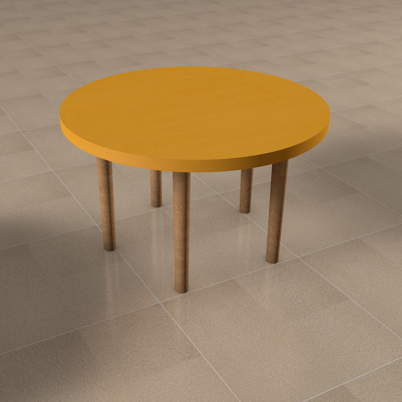 Small Center Table 3d Turbosquid 1267155 Small Center Table 3d