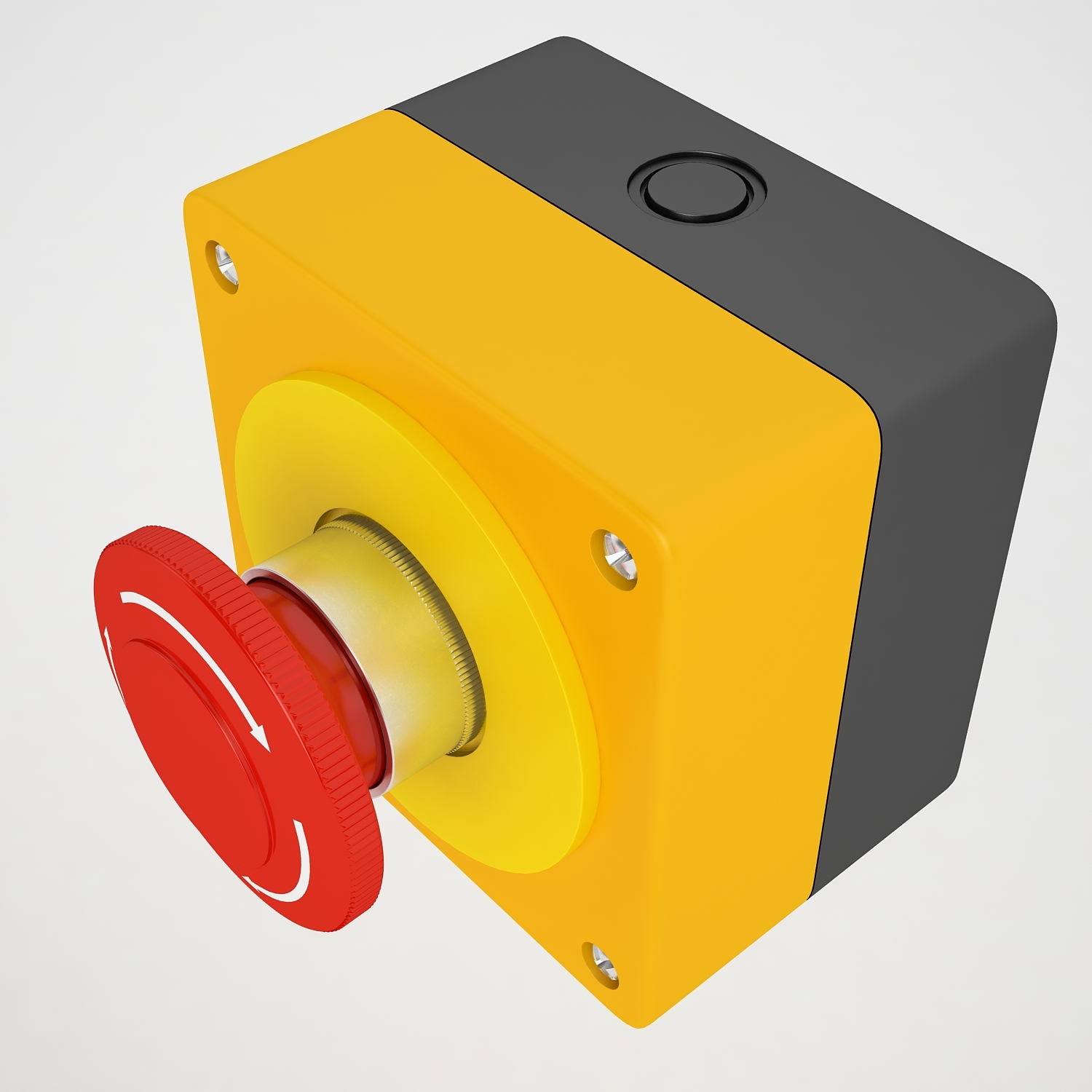 emergency stop button 3d