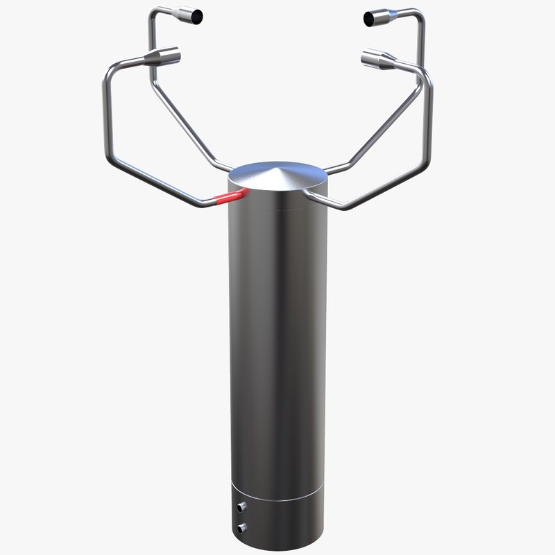 3D ultrasonic anemometer 2d model TurboSquid 1267426