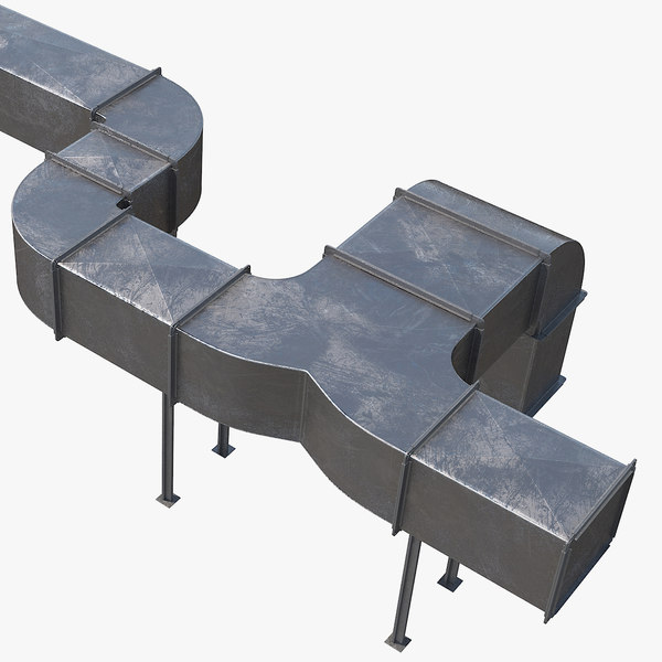 3D air ventilation duct model