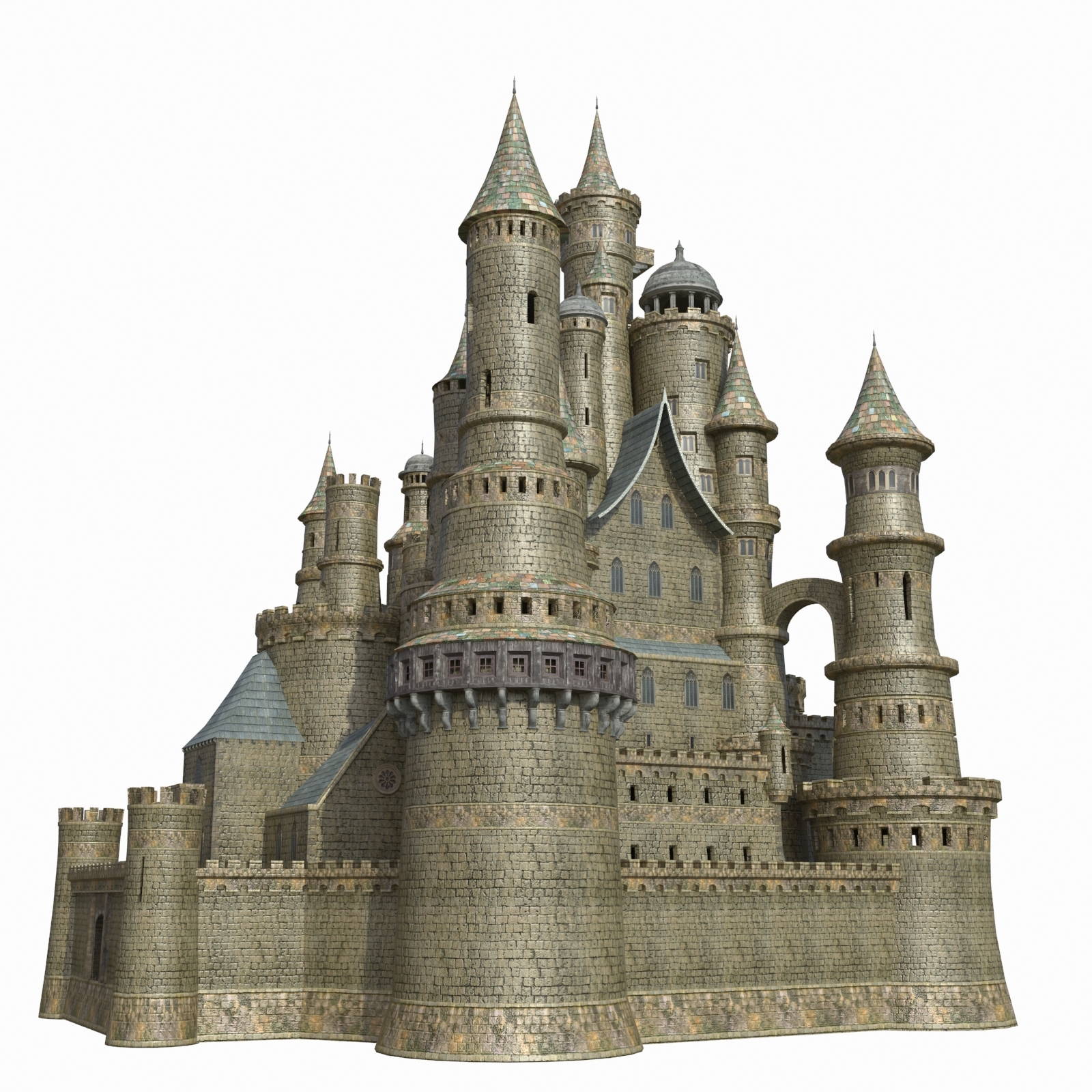 fantasy-medieval-castle-3d-model-turbosquid-1267781