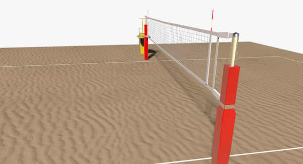 Quadra De Vôlei De Praia Modelo 3D - TurboSquid 1268451