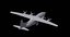 3D an-12 cub transport aircraft