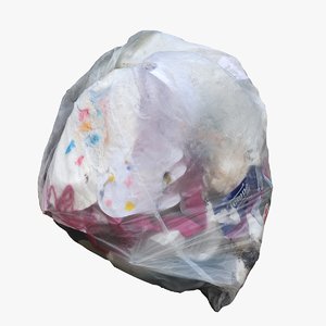 garbage bag 3D model