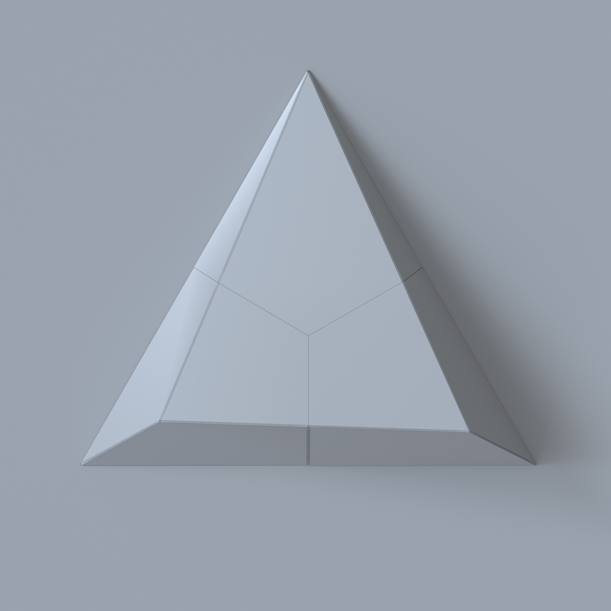 3D panel triangle model TurboSquid 1268739