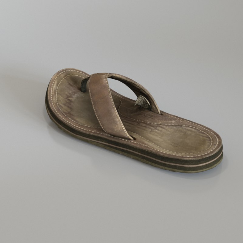 3D old  teva sandal  model  TurboSquid 1268774