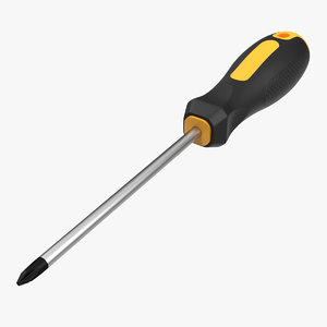 screwdriver screw 3D model
