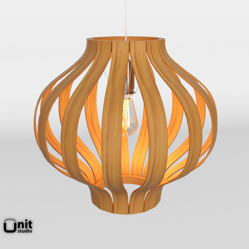 Bentwood Pendant Onion 3d Model Turbosquid 1269125 Bentwood Pendant Onion 3d Model