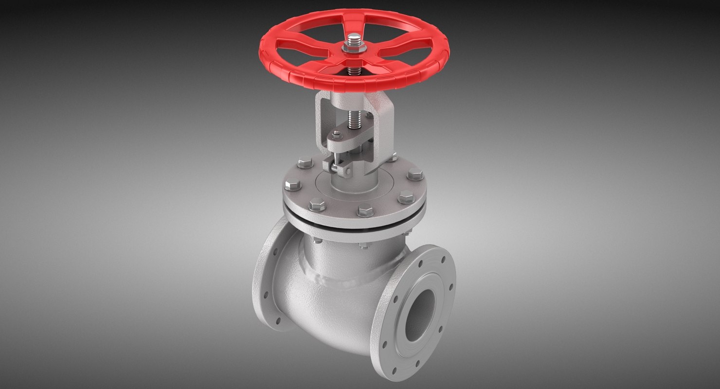 3d gate valve model https://static.turbosquid.