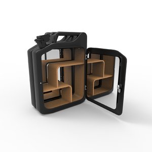 3D danish fuel bathroom cabinet