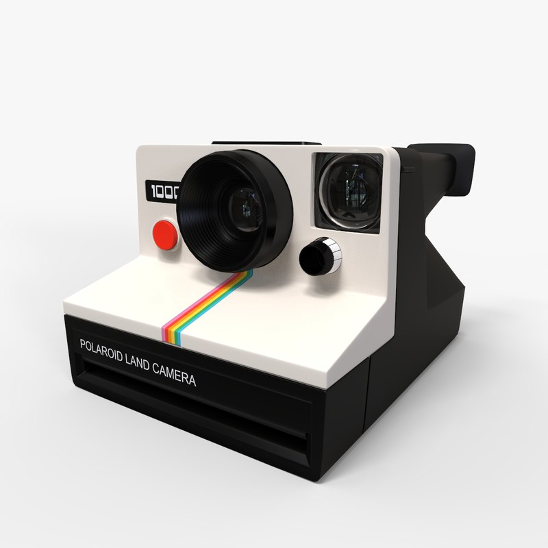 3D camera polaroid model - TurboSquid 1269188