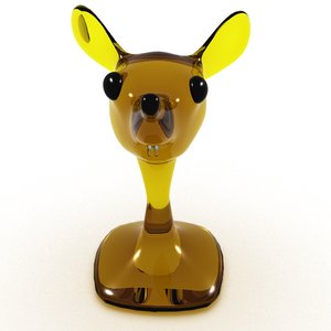 3D mouse head