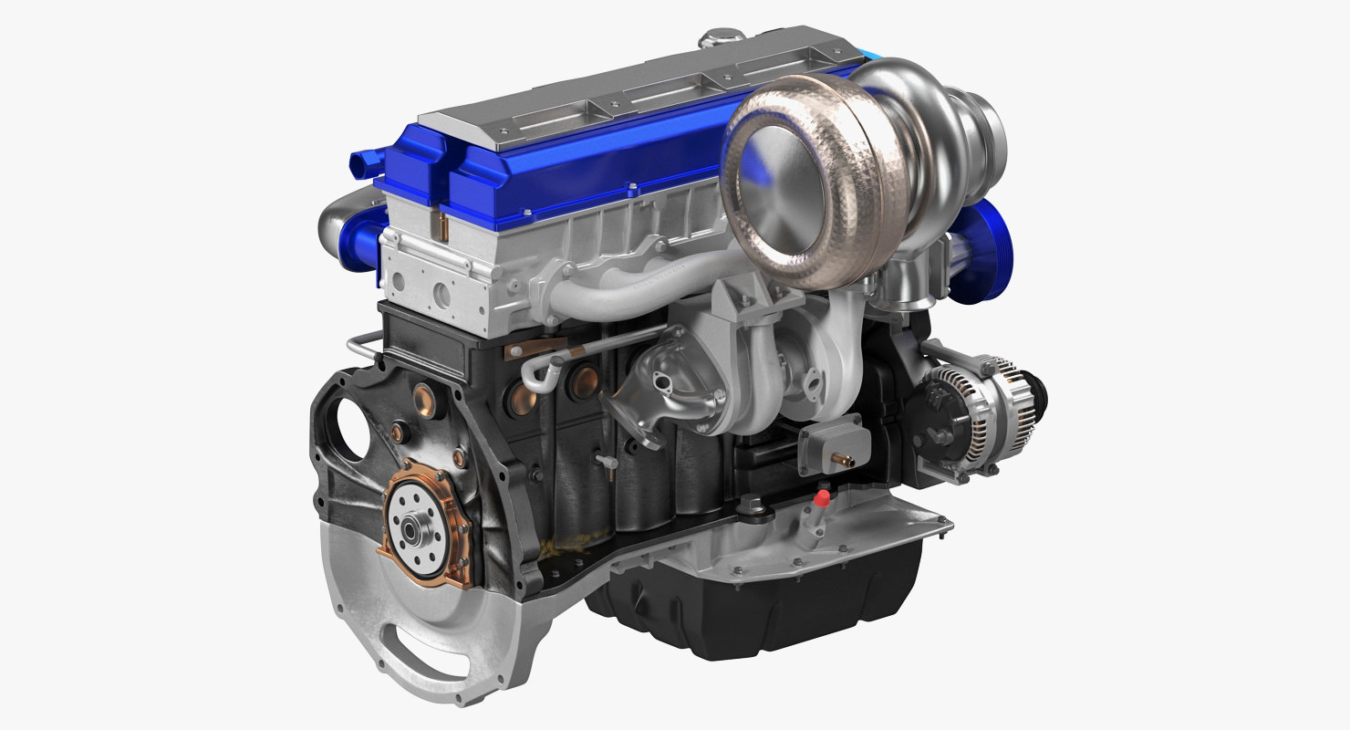 Toyota Jz Engine 3D Model TurboSquid 1269386