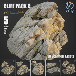3D model cliff pack c