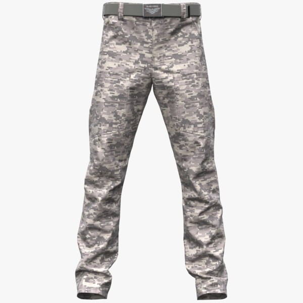 3D realistic cargo pants