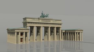 brandenburger berlin 3D model