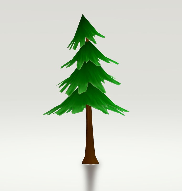 Tree hand-drawn whimsical 3D model - TurboSquid 1269660