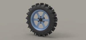 3D wheel offroad model