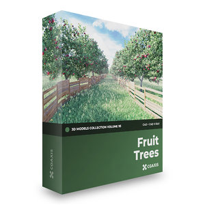 3D fruit trees volume 95 model